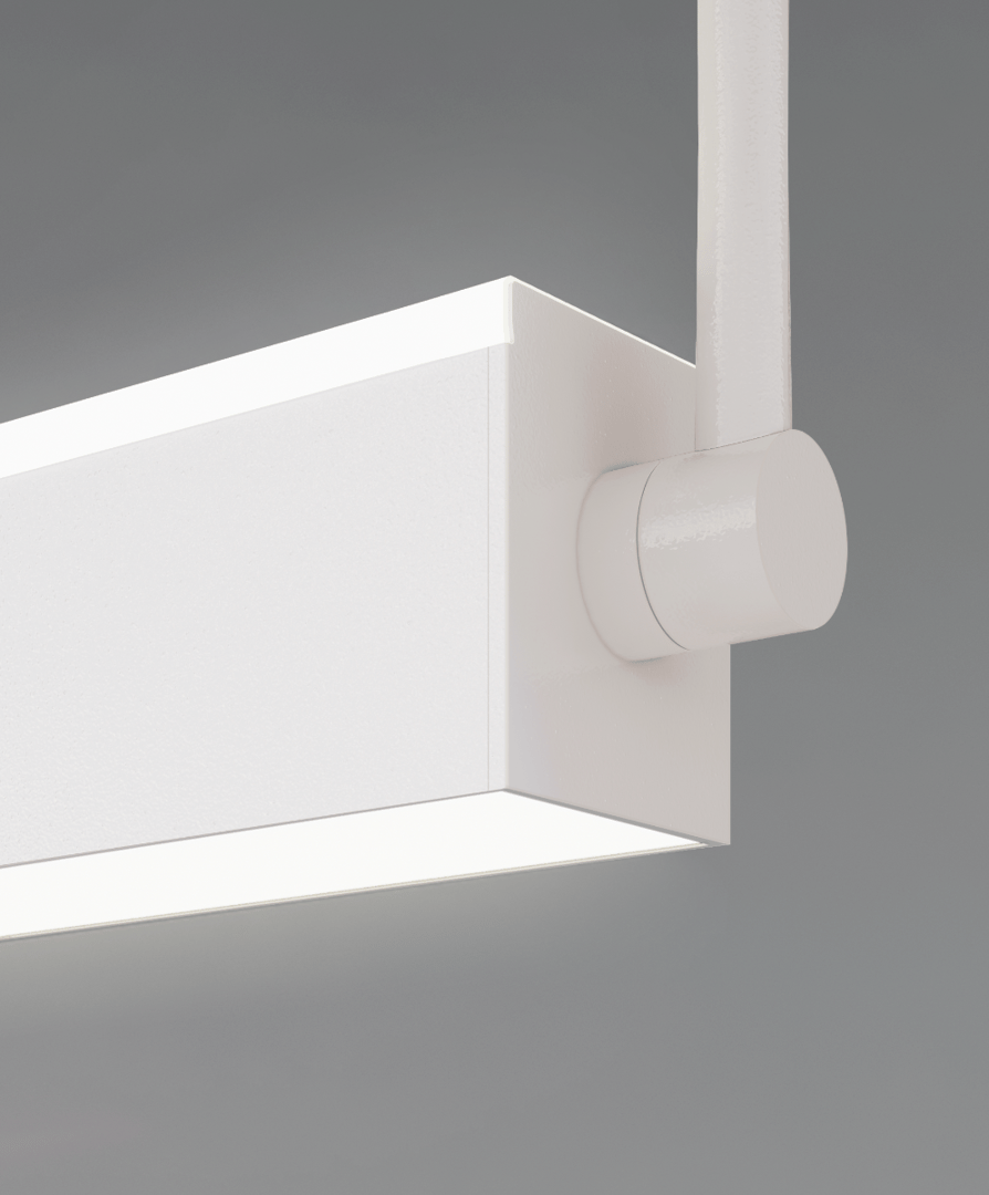 Wet Location Rotatable 4-Inch LED Linear Suspension Light