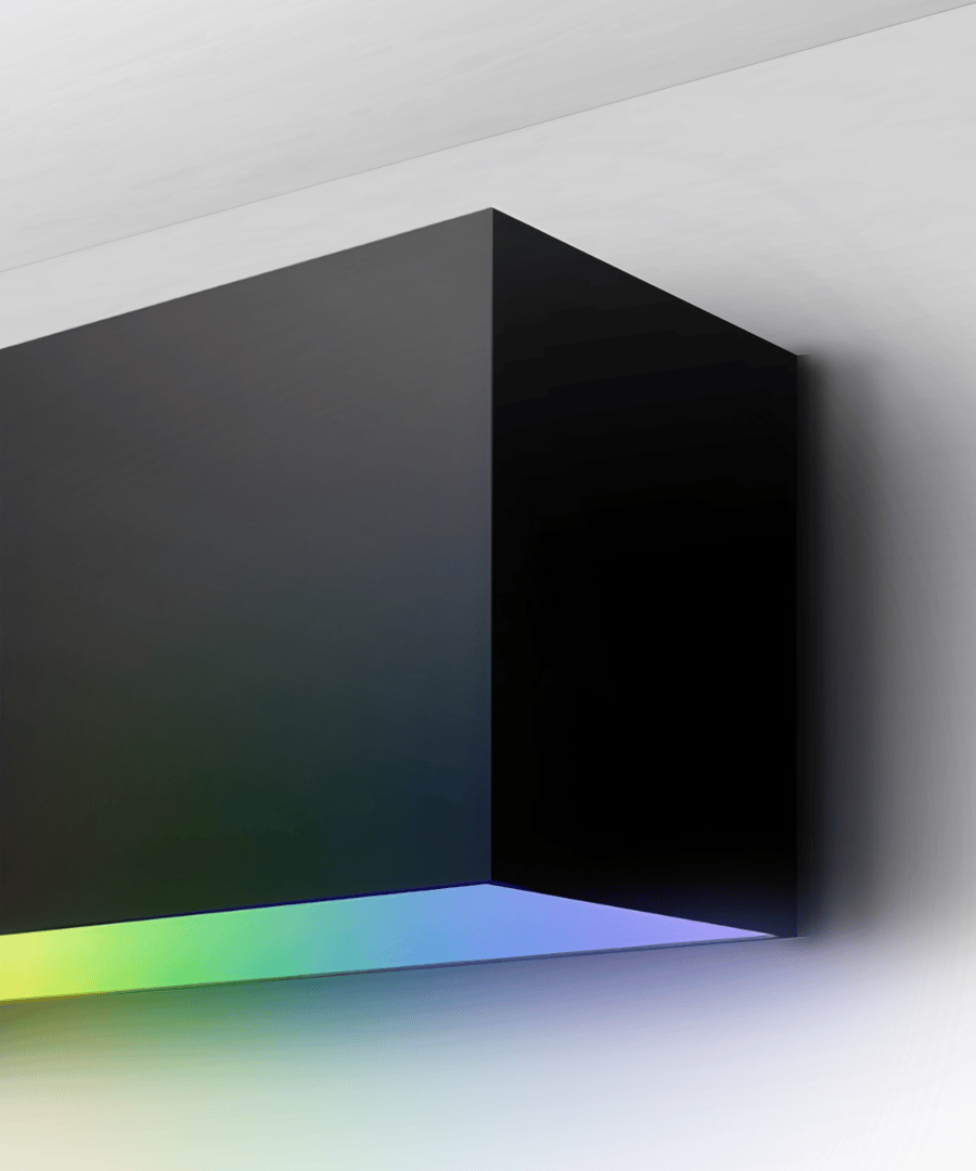 6-Inch RGBW Color-Changing Linear LED Wall Light