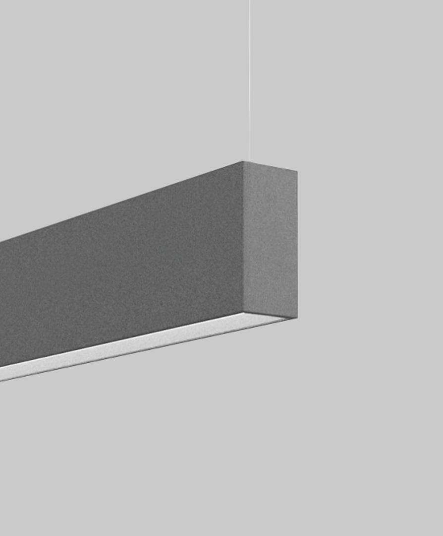 Alcon 12101-20-P-8 LED 8 Inch Height Sound Absorbing Acoustic Pendant Light