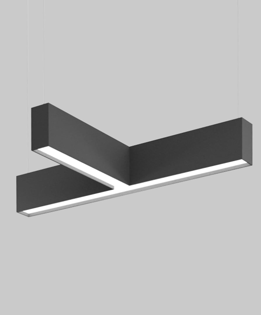 Alcon 12101-20-T-8 LED T-Shaped 8 Inch Height Sound Absorbing Acoustic Pendant Light