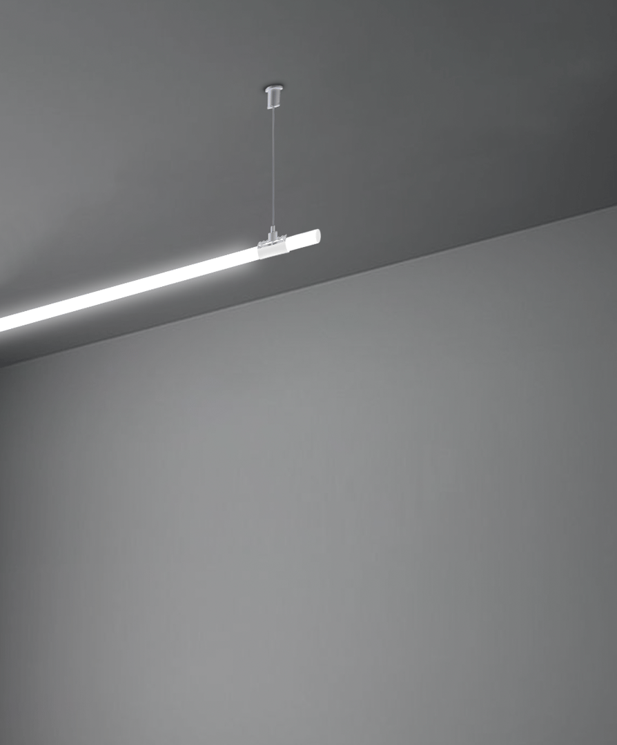 Flexible 360° Horizontal Pendant Mount Round Strip LED Light