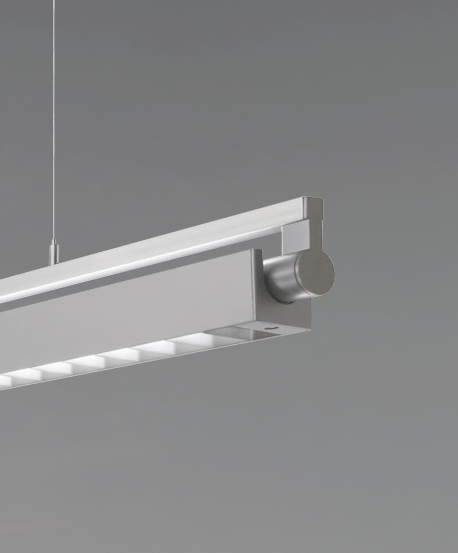 Louver Lens Rotatable LED Suspended Linear Light