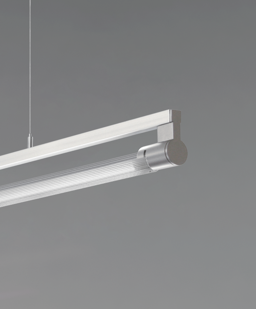 Perforated Direct Rotatable LED Suspended Linear Light