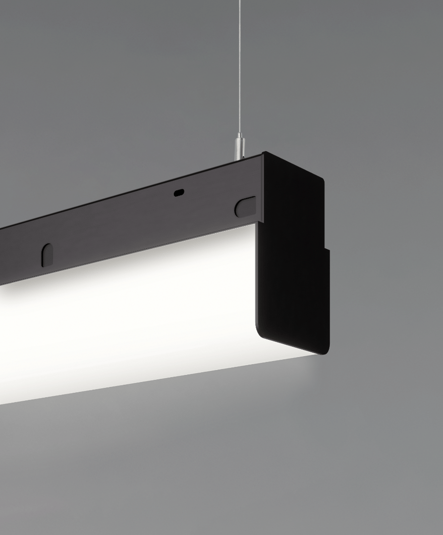 3-Inch Wrapped Linear Block LED Suspension Light