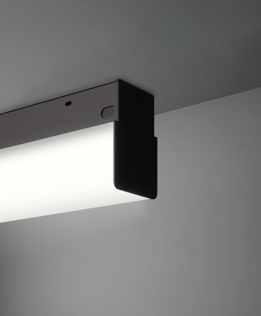 3-Inch Wrapped Linear Block LED Ceiling Light