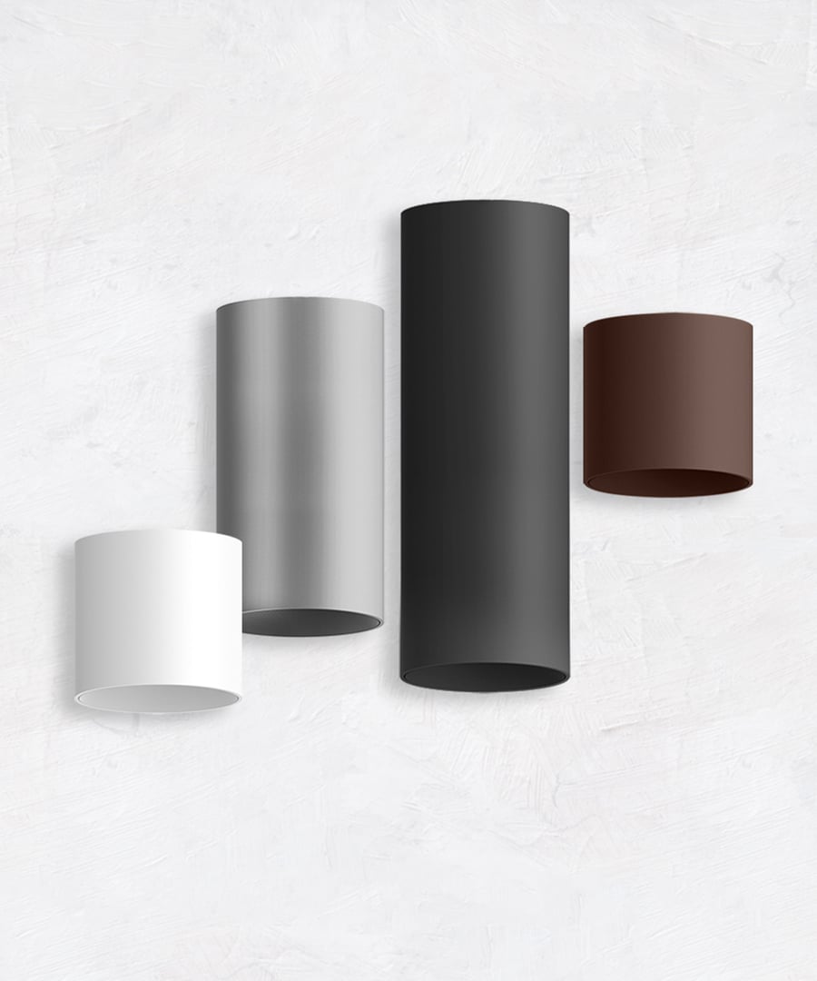 Alcon 12302-S Architectural Cylindrical Ceiling Surface-Mounted LED Light