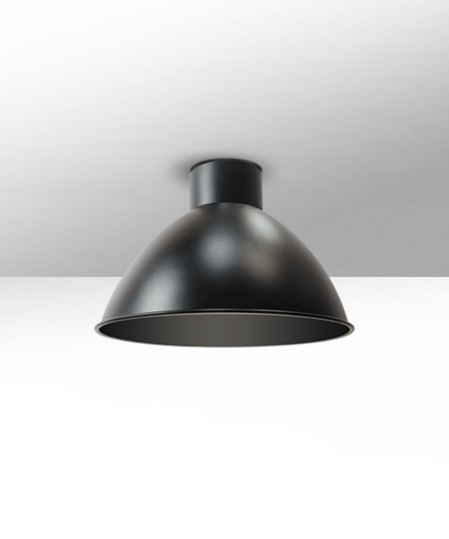 12-Inch Wattage-Selectable LED Half-Moon Dome Ceiling Light