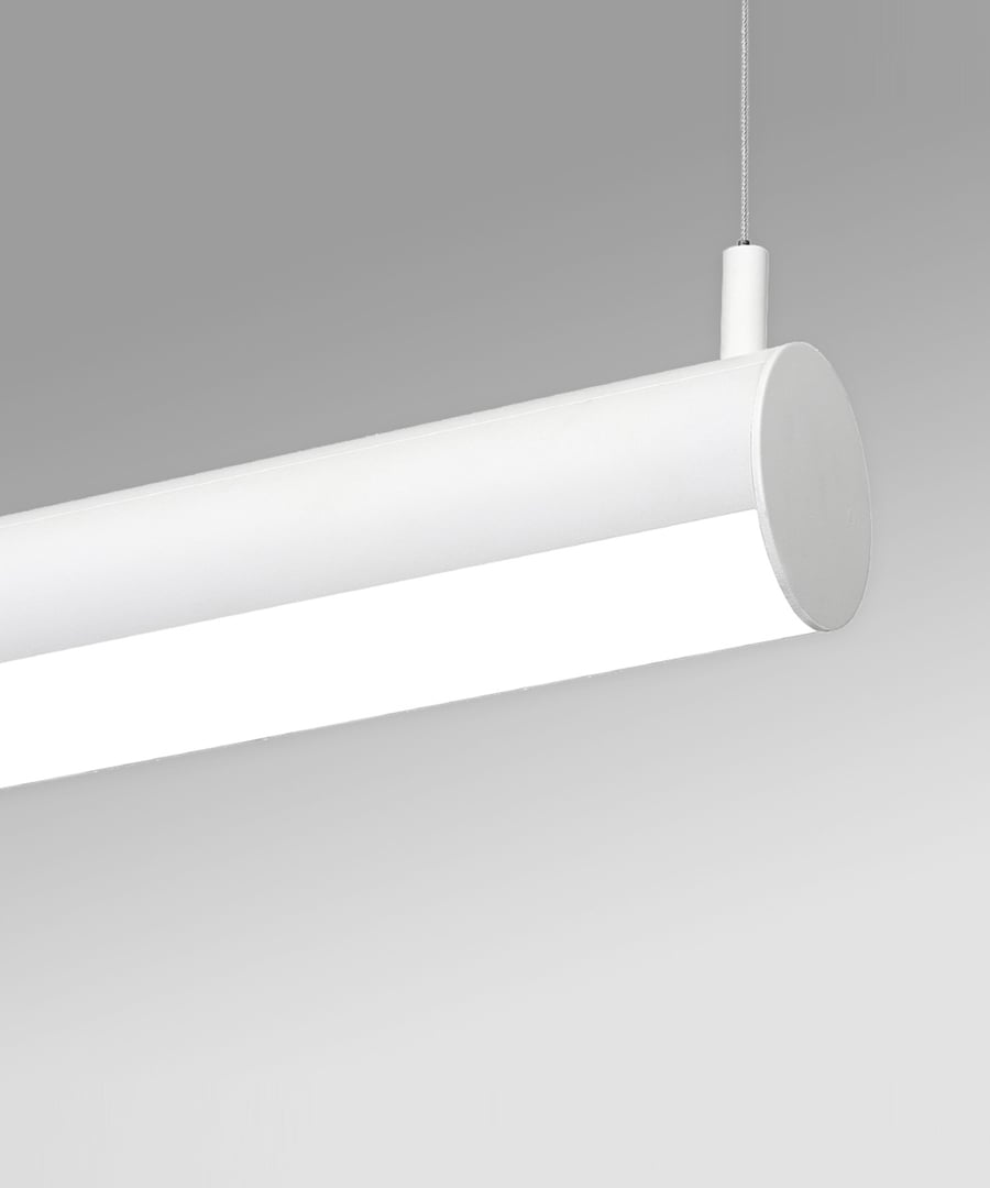 4-Inch Rotatable Antimicrobial LED Tube Pendant Light