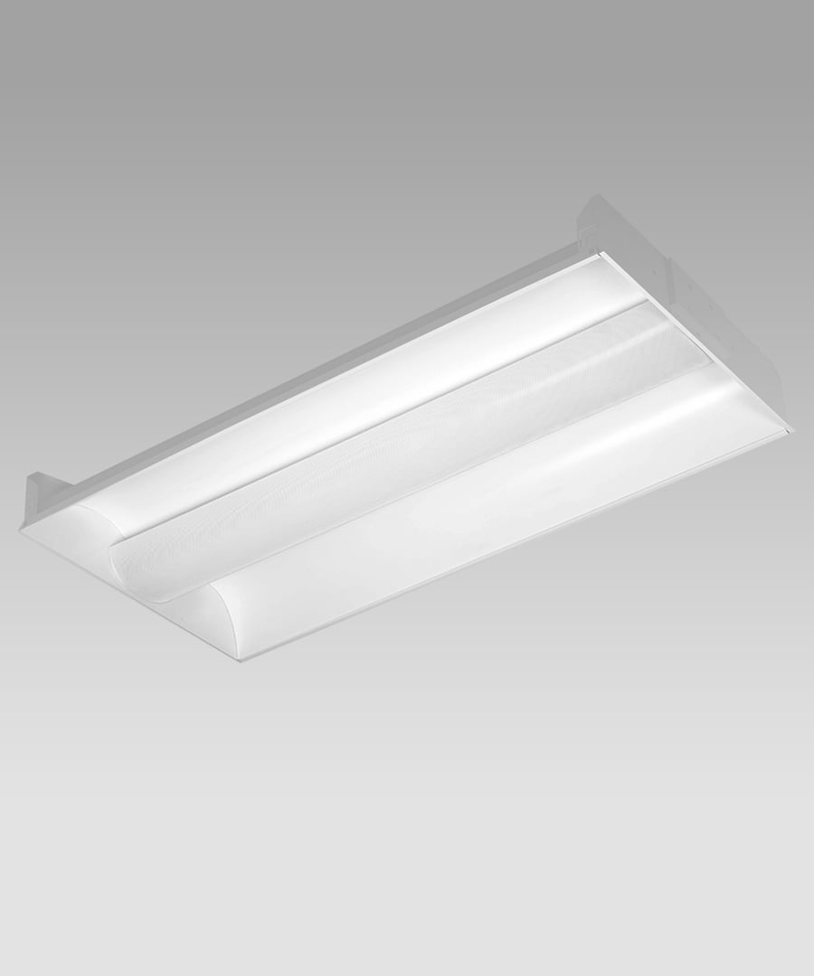 Antimicrobial Center-Basket LED Troffer Light