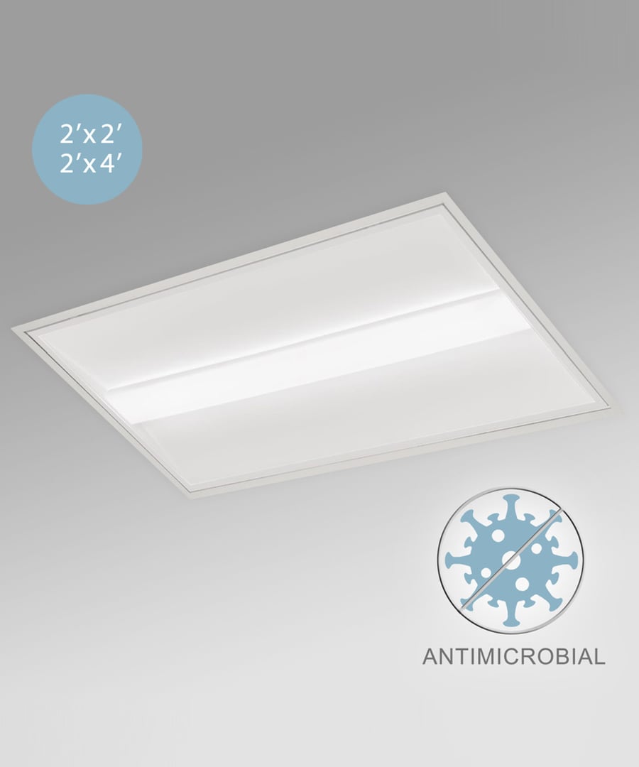 Antimicrobial Architectural LED Troffer Light