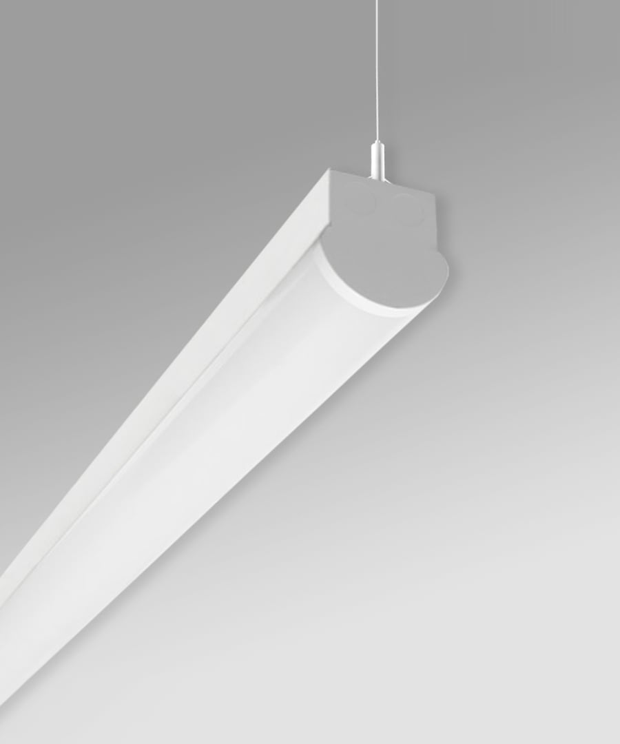 Antimicrobial Suspended LED Linear Ceiling Light
