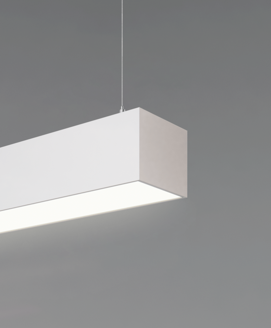 3-Inch Color Temperature Switch LED Linear Suspension Light