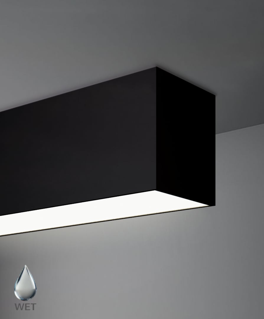 Wet Location 4-Inch LED Linear Ceiling Light