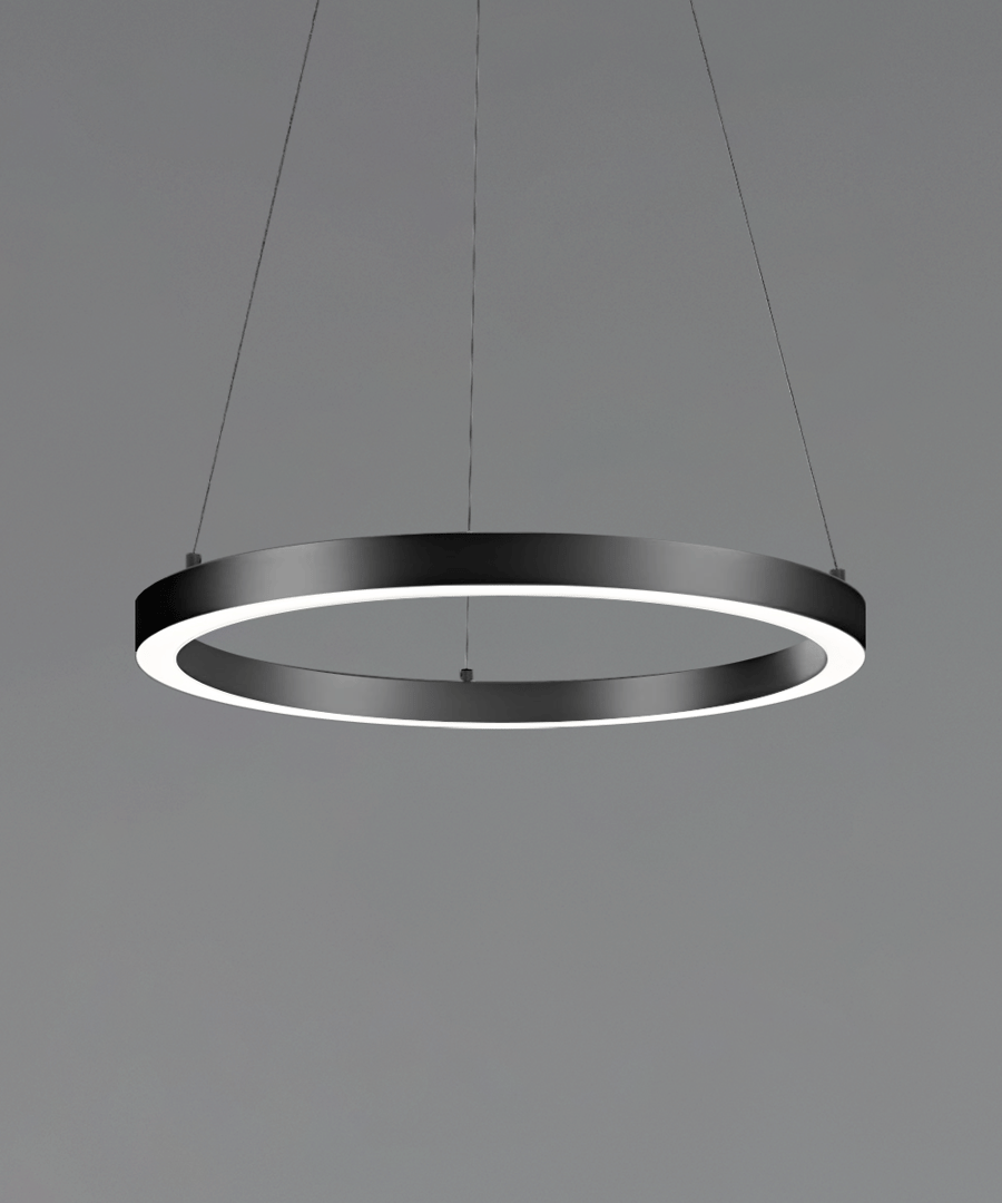 Modern Slim LED Ring Pendant Light