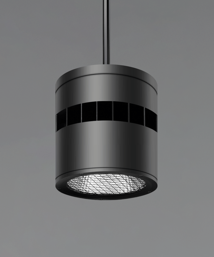 8-Inch LED Cylinder Pendant Light