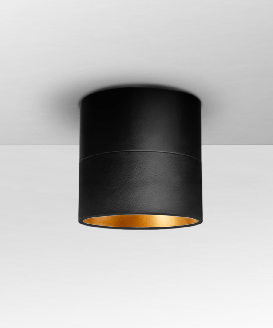 6-Inch Surface-Mount Beveled Cylinder LED Ceiling Light