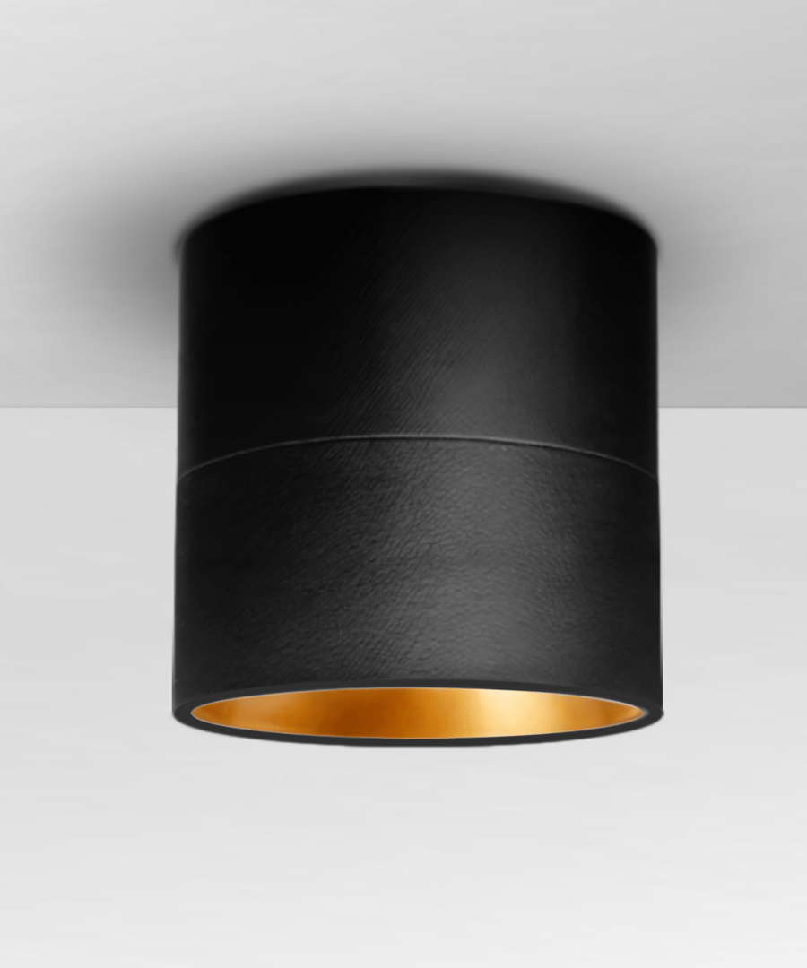 8-Inch Surface-Mount Beveled Cylinder LED Ceiling Light