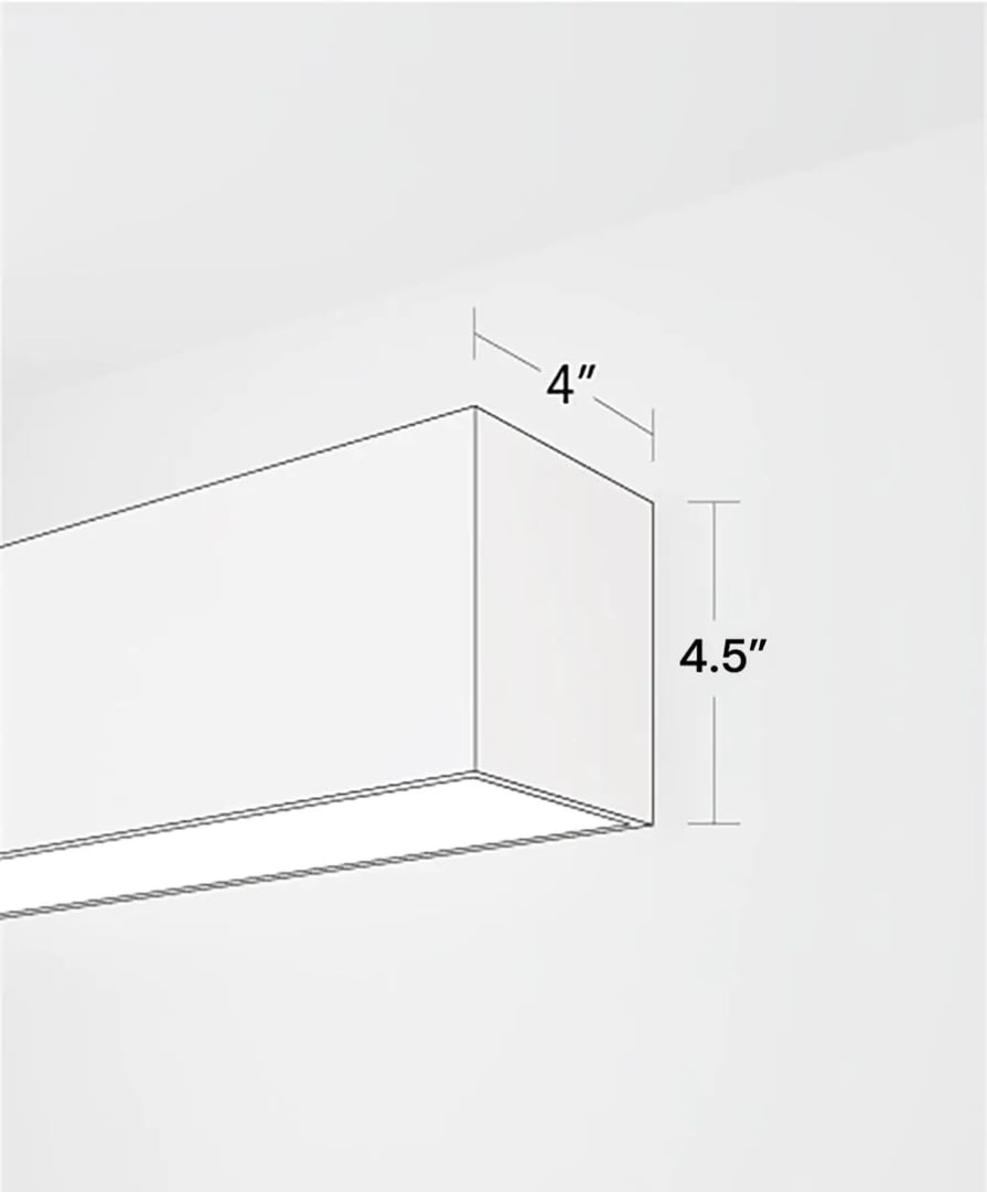Wet Location 4-Inch LED Linear Wall Light