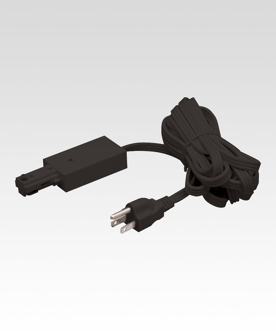 H-Type One-Circuit Track Lighting 6-Foot Cord Plug Connector
