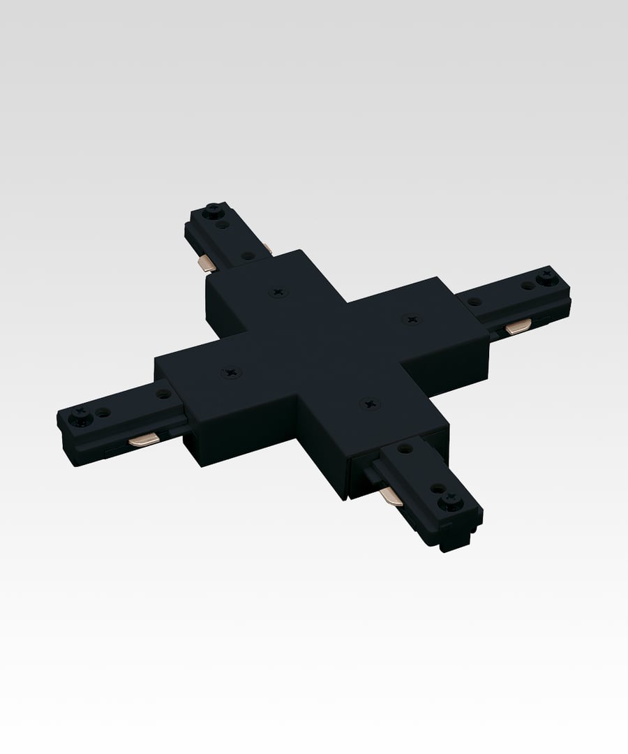 H-Type One-Circuit Track Lighting X-Connector