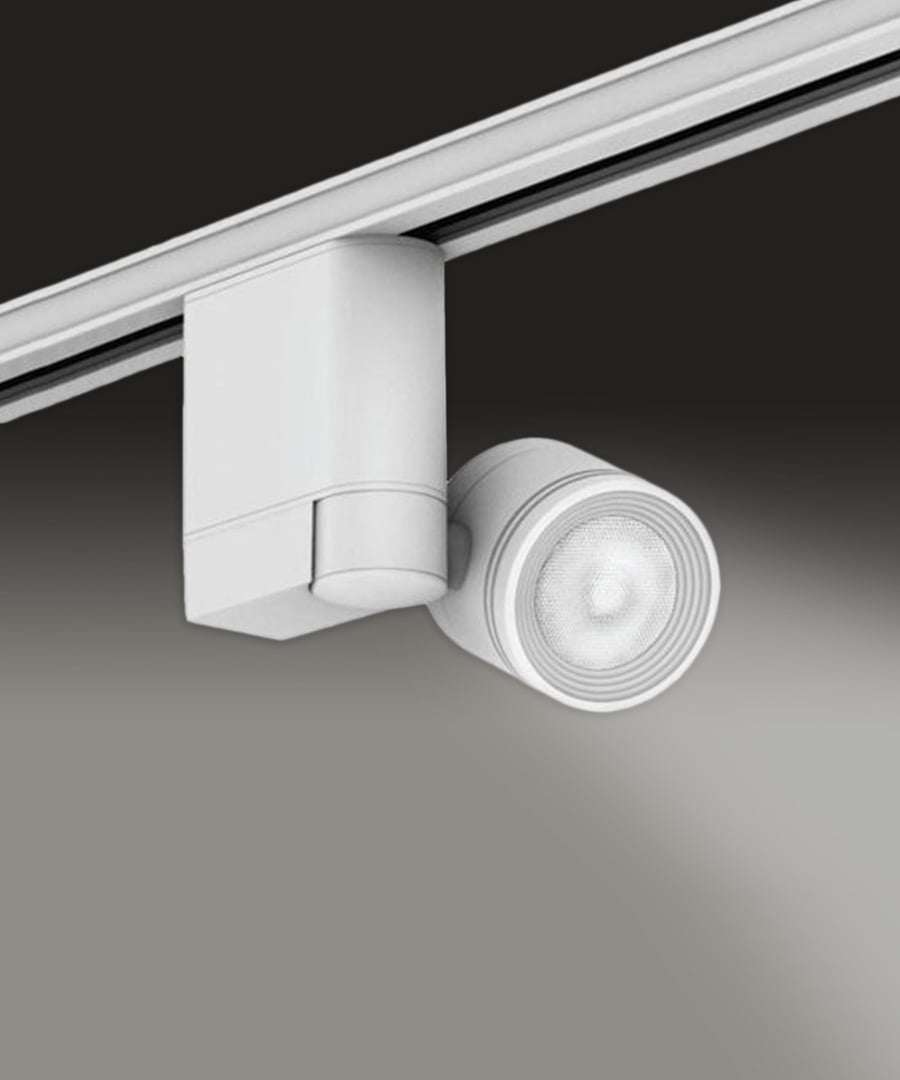 2.5-Inch White LED Track Light Head