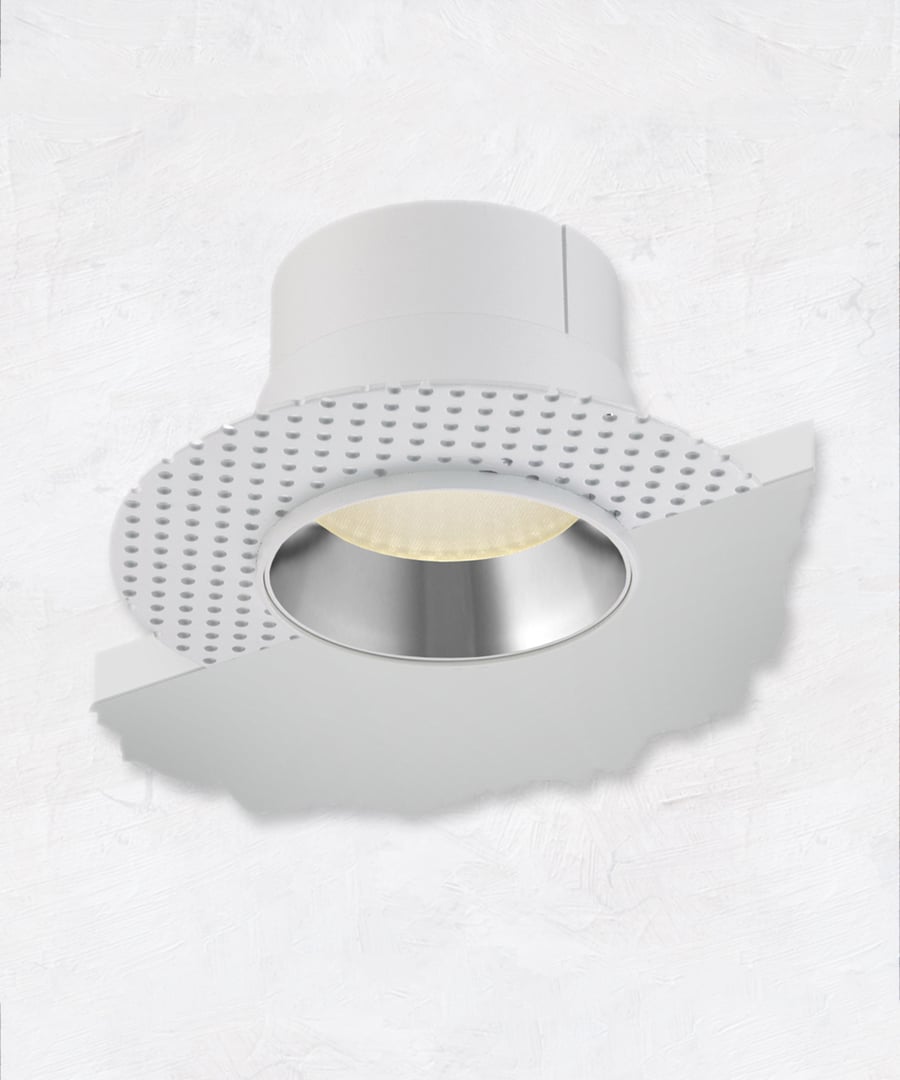 Alcon 14013-R Illusione 4-Inch LED Flanged Recessed Light