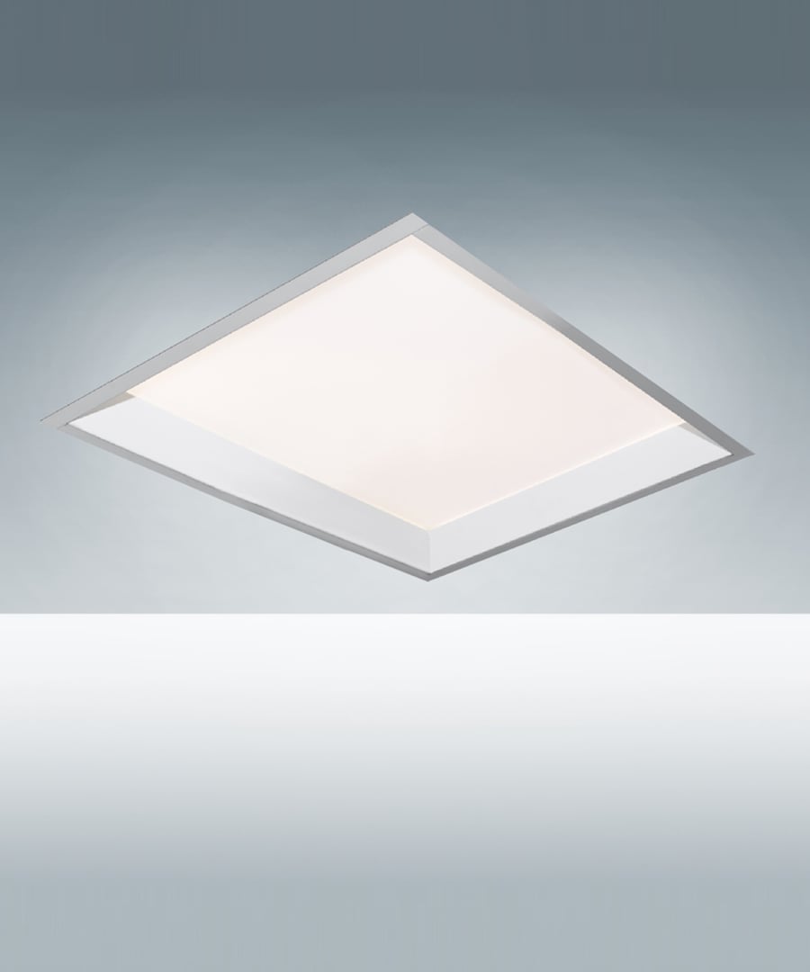 Wattage-Selectable Regressed LED Flat Panel Light