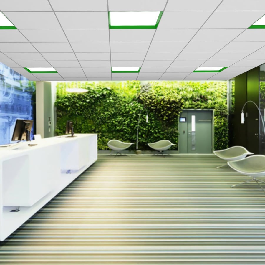Alcon 14095 Architectural Recessed Flat Decorative Panel LED Light
