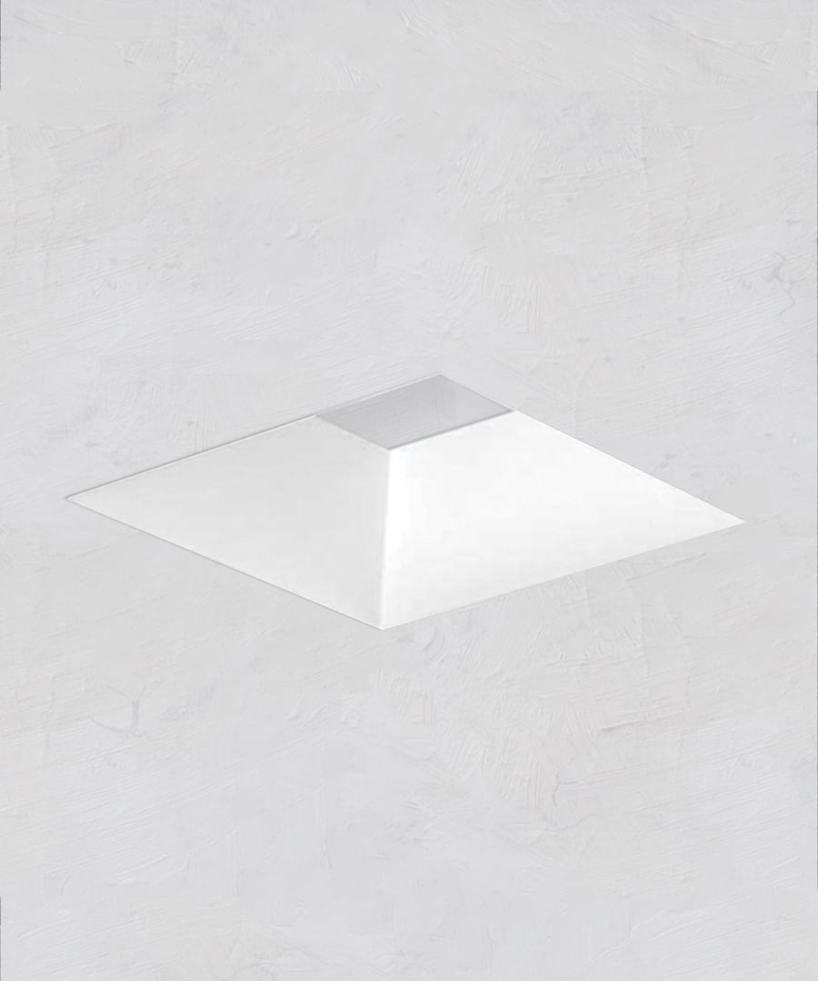 3-Inch Architectural Square Trimless LED Recessed Open Reflector Light