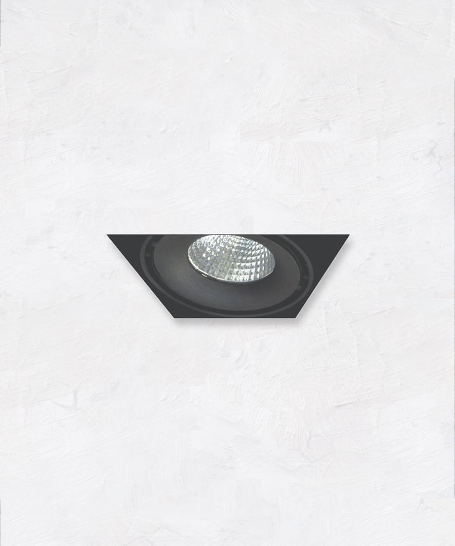 1-Head Multiple Trimless Adjustable LED Recessed Light