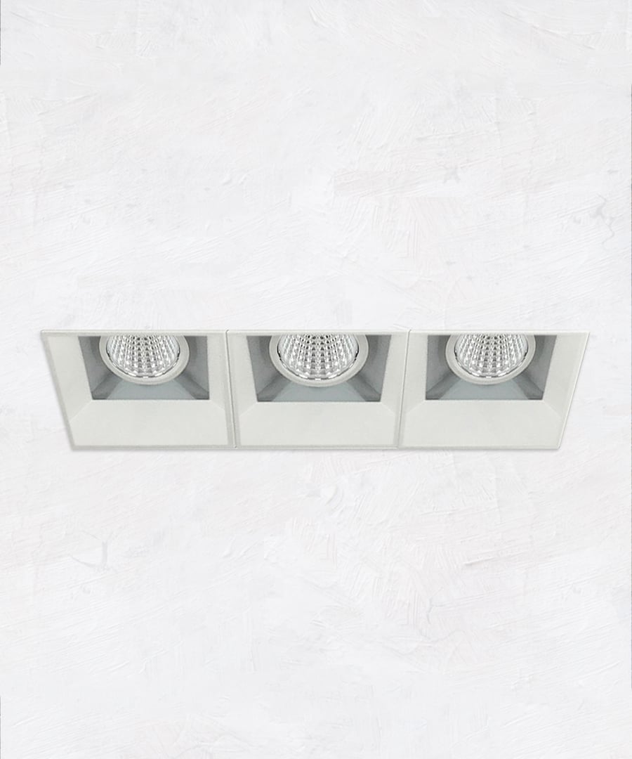 Architectural 3-Head Multiple Recessed LED LIght