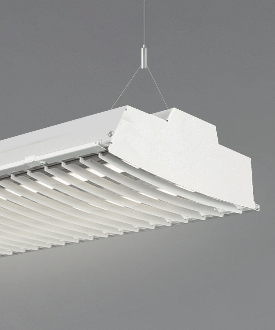 Industrial Linear High Bay LED Louver Light