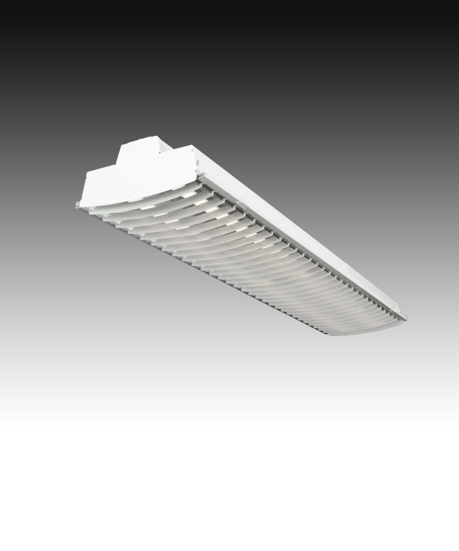 Alcon 15216 RFT 8-Foot Architectural LED Linear Louvered High Bay
