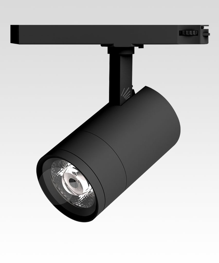 2.5-Inch Adjustable Beam Spotlight Modular Track Component