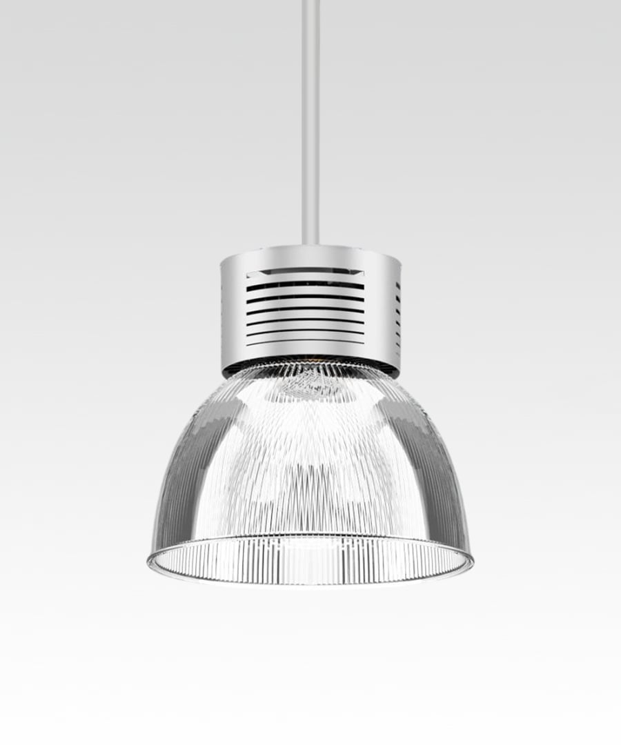 12-Inch Polycarbonate High Bay Dome LED Pendant Light