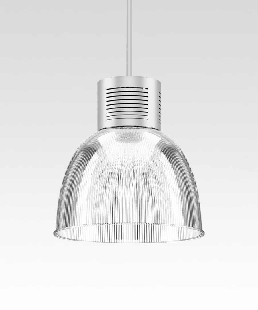 16-Inch Polycarbonate High Bay Dome LED Pendant Light