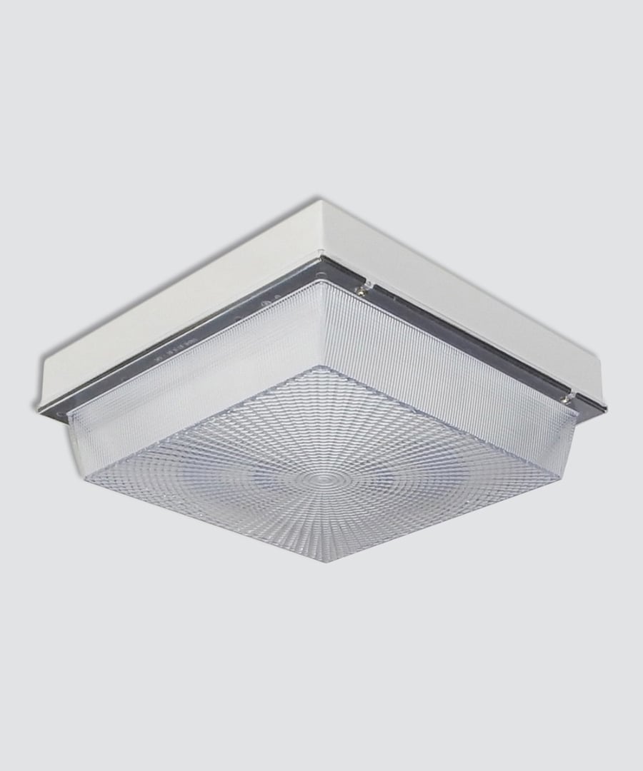 Low-Profile 12-Inch Square Architectural LED Canopy LIght