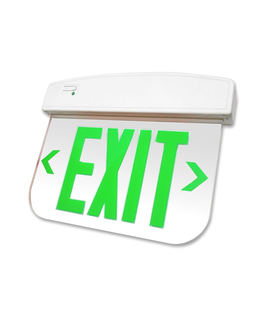 Alcon 16120 Edge Lit LED Exit Sign