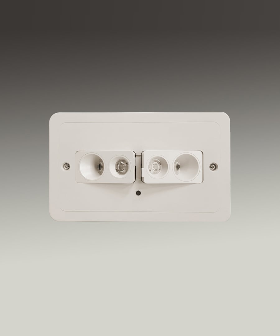Alcon 16105 Adjustable Emergency Recessed LED Light Fixture