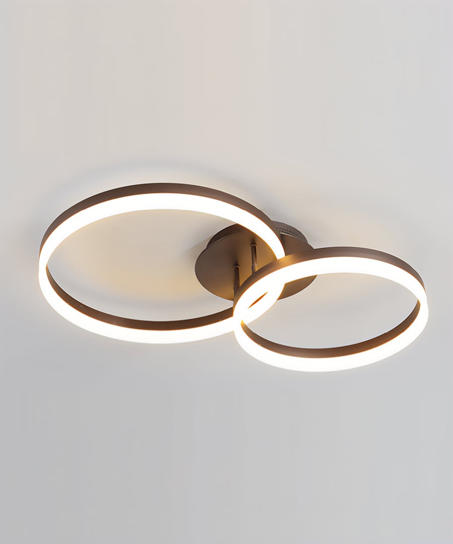 Architectural 2-Tier Ring Surface-Mounted LED Light 