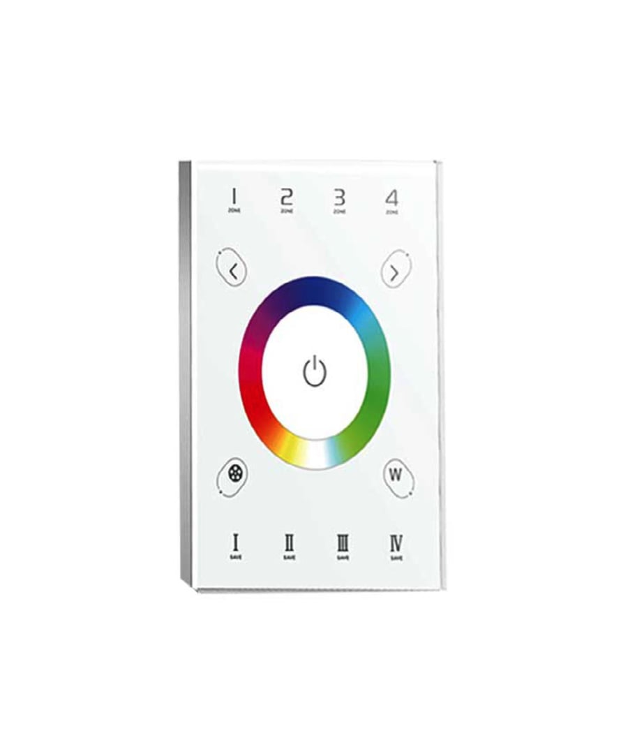 RGBW Color-Changing Multi-Zone DMX Lighting Wall Control