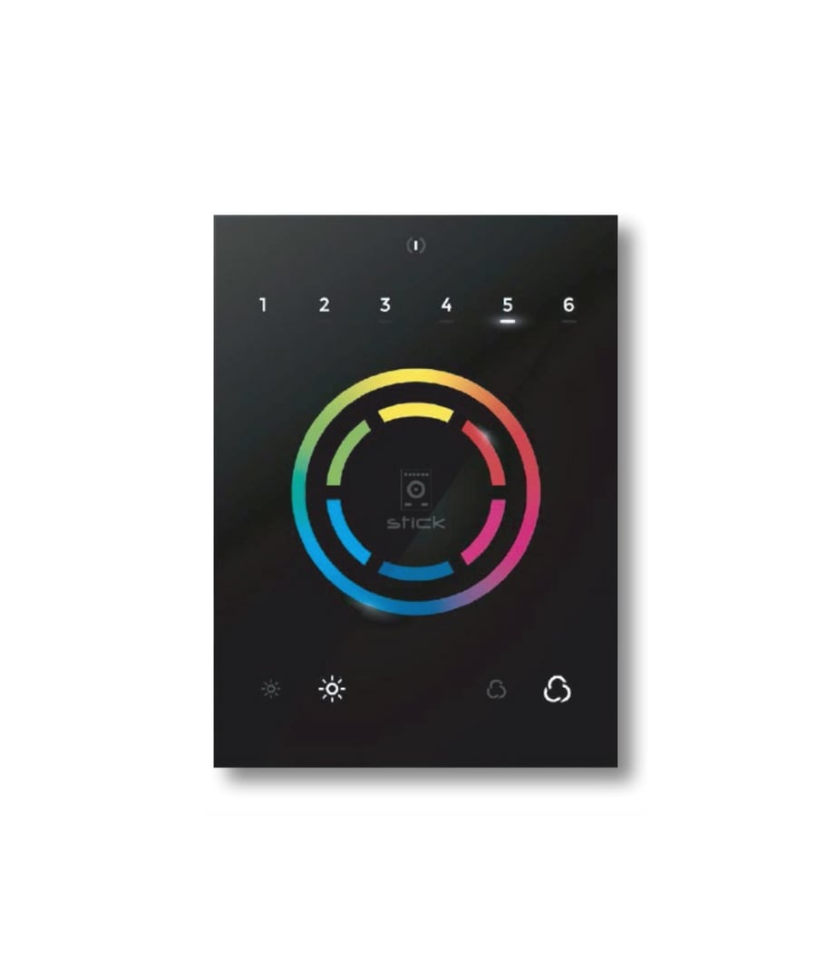 RGBW Color-Changing Multi-Zone DMX + WiFi Lighting Wall Control
