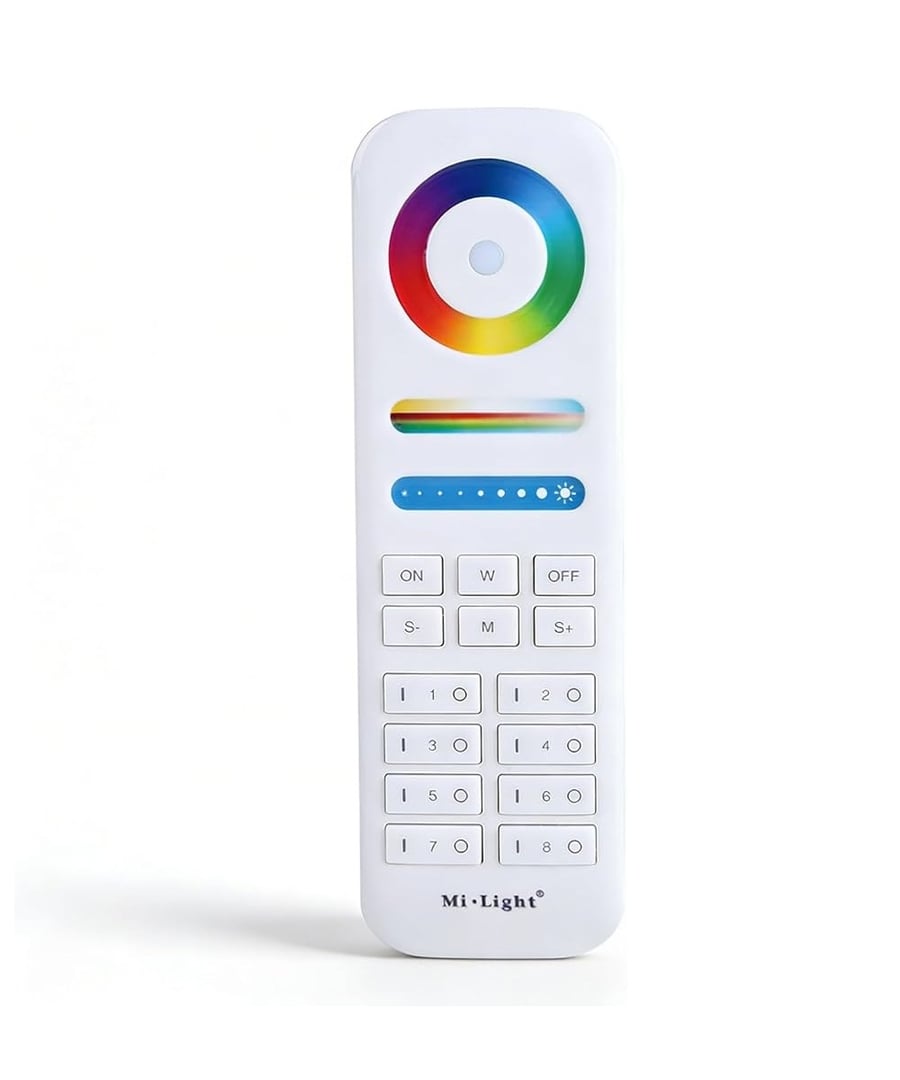 8-Zone Wireless RGBW LED Remote Control