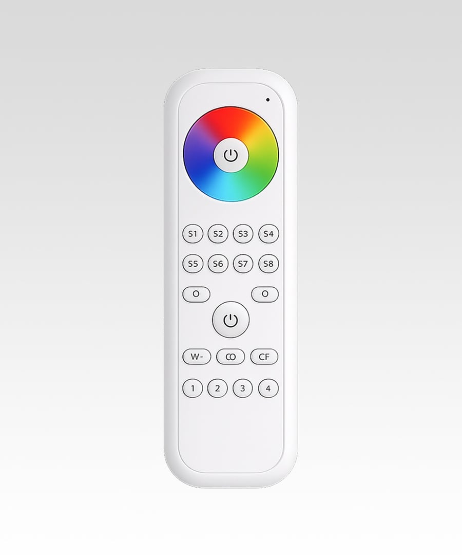 RGBW Color-Changing Lighting RF Remote Control