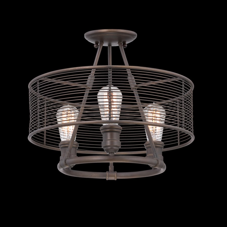 Eurofase Lighting TERRA 3-LIGHT SEMI FLUSHMOUNT