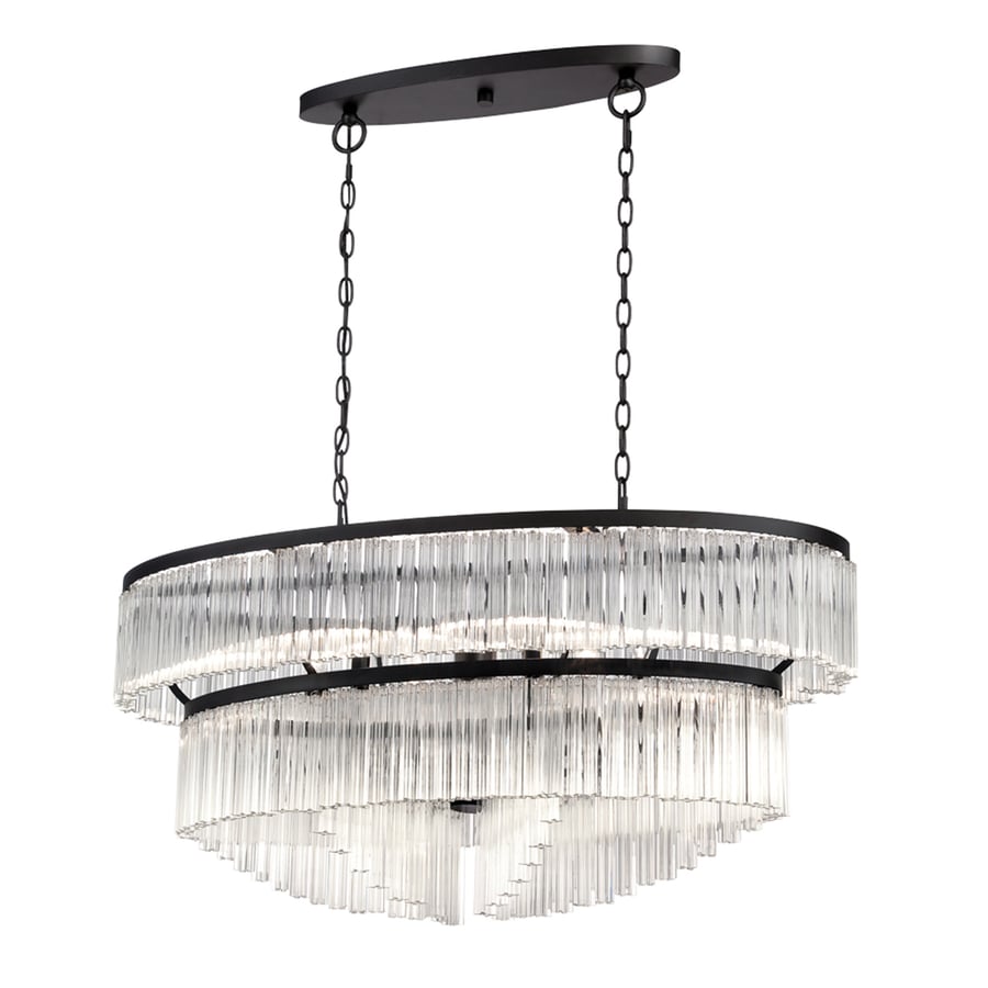 Eurofase Lighting ZICCARDI 10-LIGHT OVAL CHANDELIER