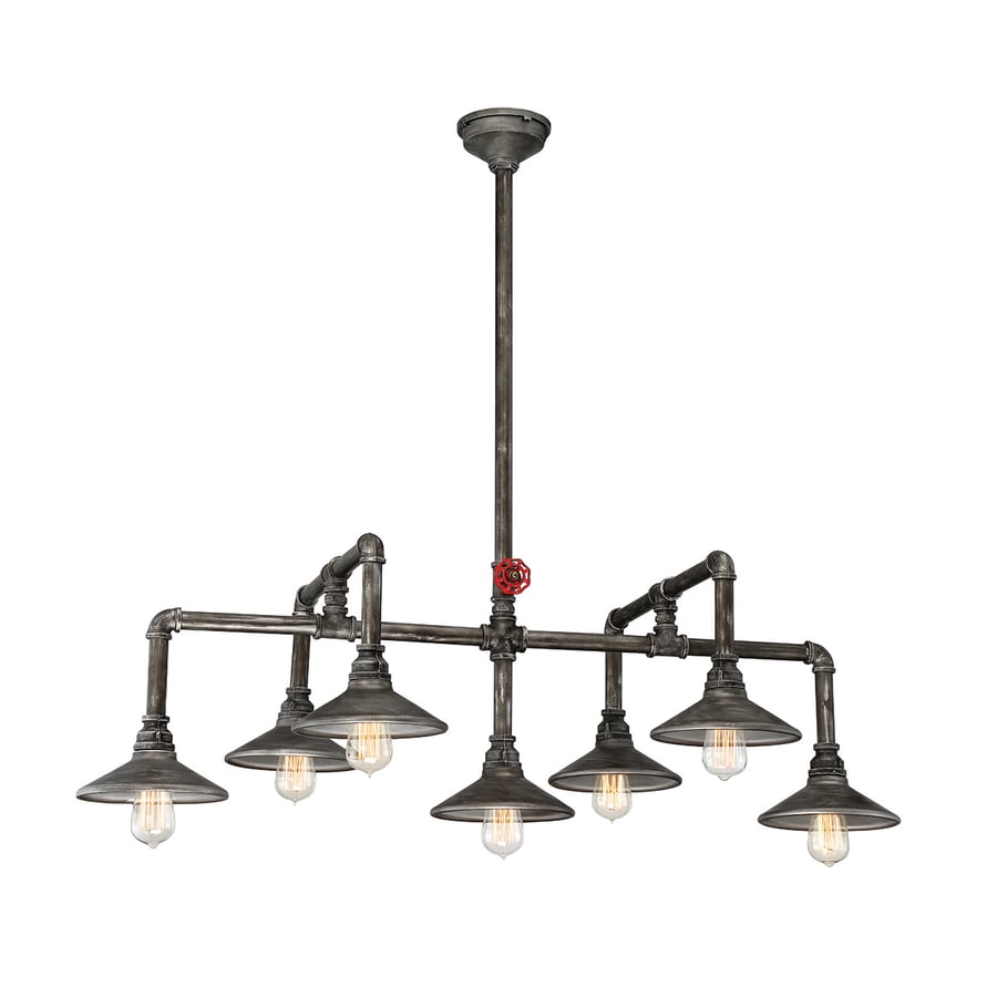 Eurofase Lighting ZINCO 7-LIGHT OVAL CHANDELIER