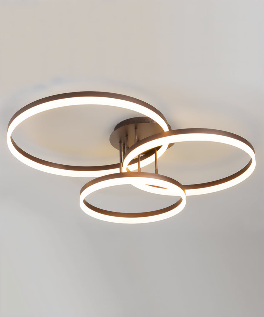 Architectural 3-Tier Ring Surface-Mounted LED Light 