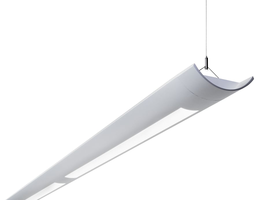 LiteControl Arcos M5 Indirect/Direct Suspended Linear Fluorescent Pendant