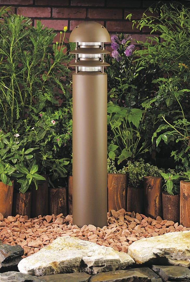 Vista Professional Lighting 8228 30 Inch Louvered High Efficiency LED Bollard